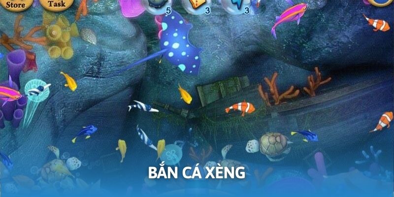 Bắn cá xèng cung cấp nhiều loại đạn khác nhau
